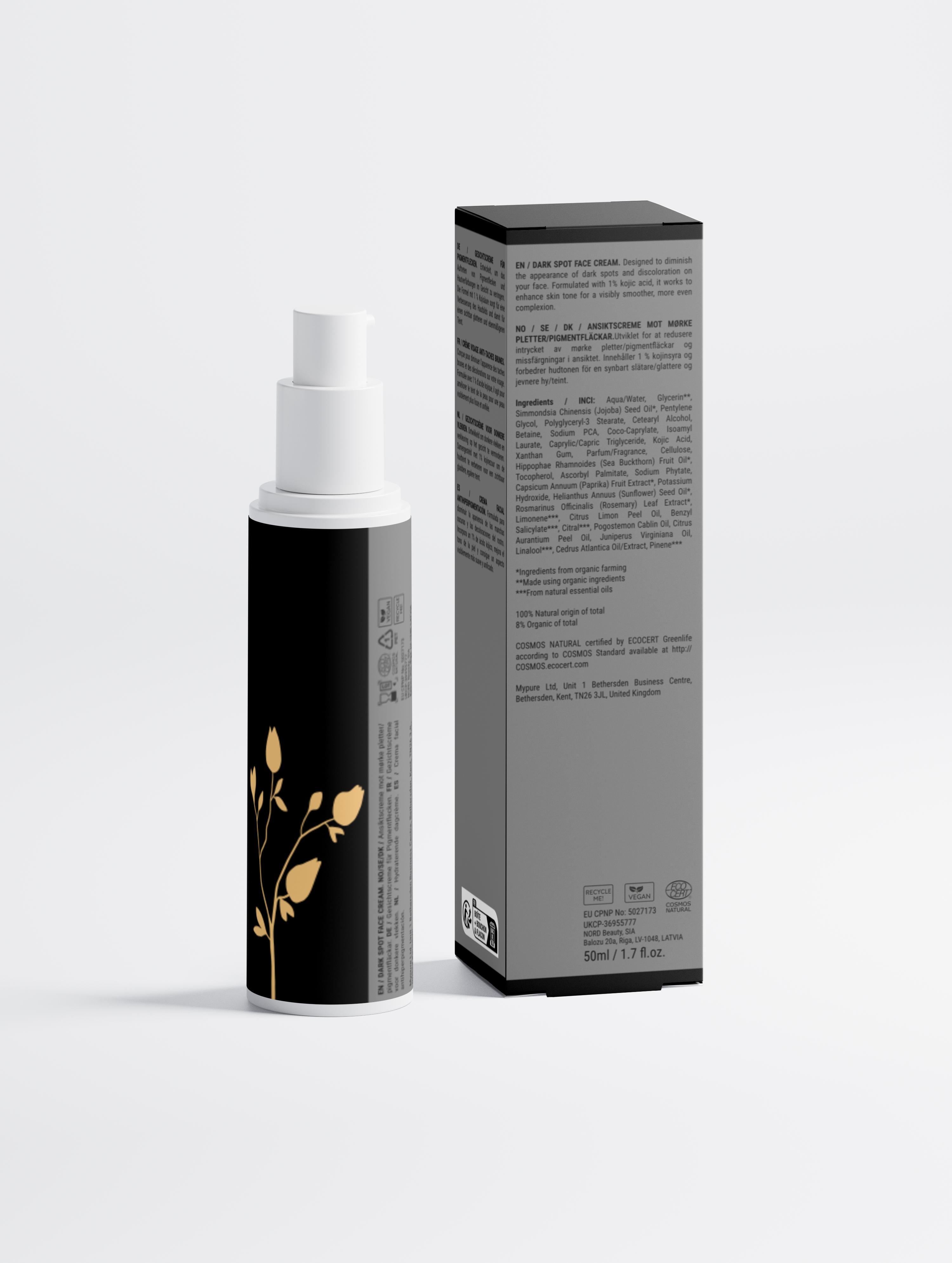 Dark Spot Face Cream with Kojic Acid