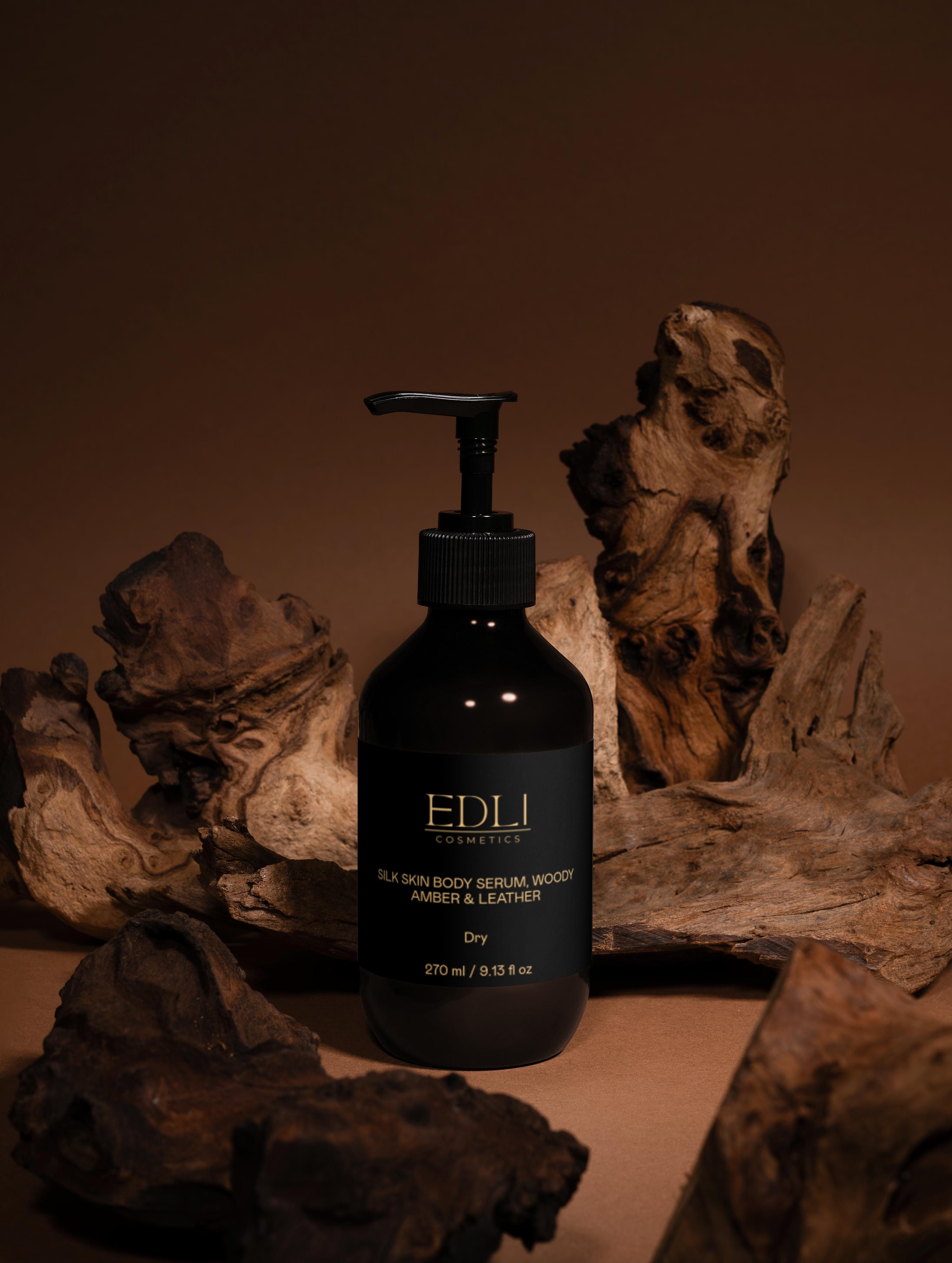 Silk Skin Body Serum, Woody Amber & Leather